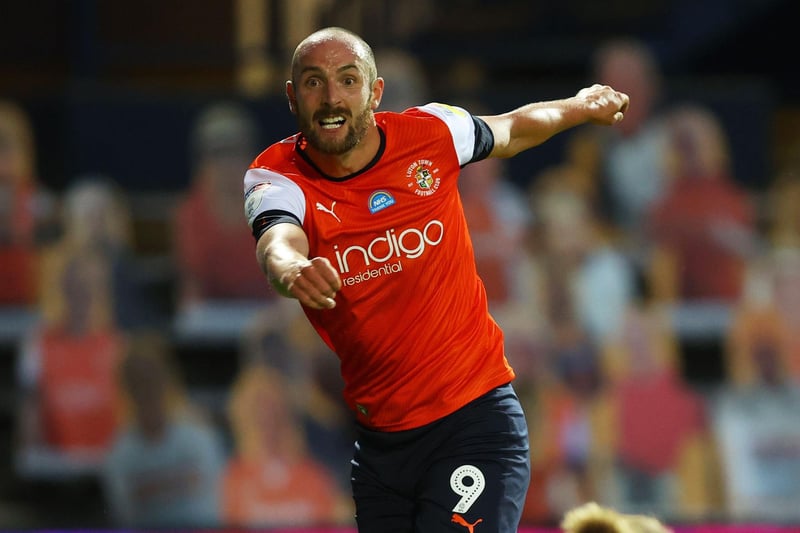 The striker could be a player the Hatters would allow to leave as they look to trim their playing squad. Has scored 58 times in 148 matches over a five-year period at Kenilworth Road. Yet to feature for Luton at all this season