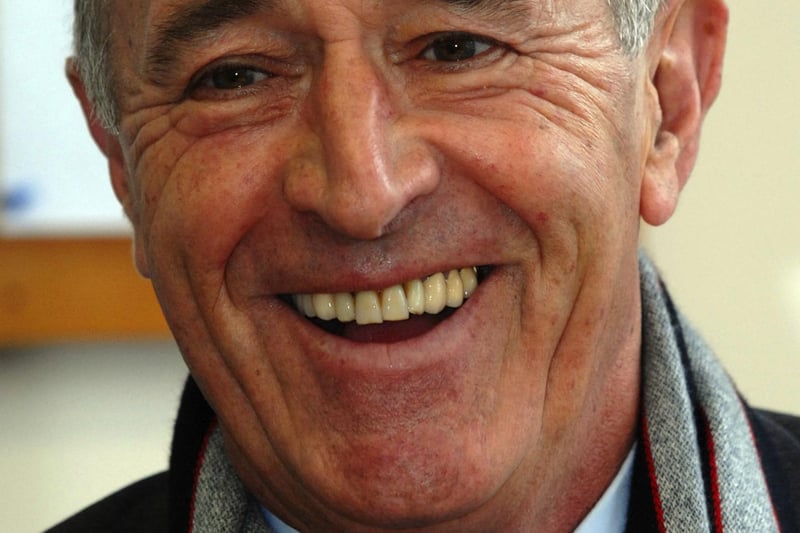 Len Goodman pictured in Sheffield during a visit in January 2009