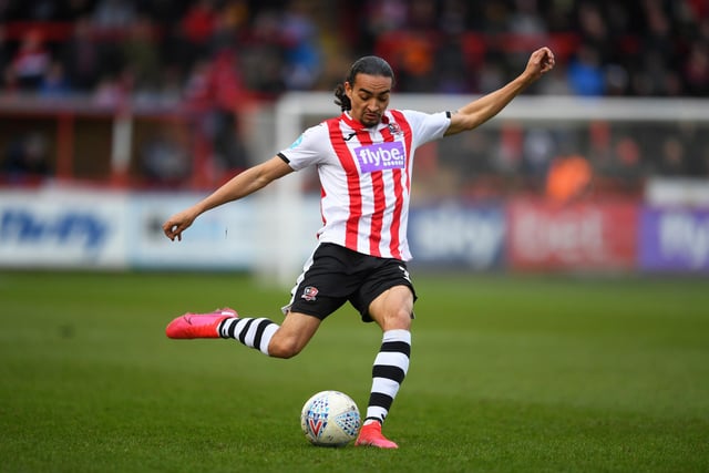 The ex-Tottenham, Crystal Palace and Watford right-back-come-winger - now in his second season with Exeter - has cemented himself as one of League Two's best players and has previous League One experience with Wycombe Wanderers. At 23, Randell Williams represents decent potential.