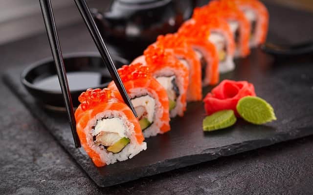 Sushi is a cornerstone of Japanese cuisine.