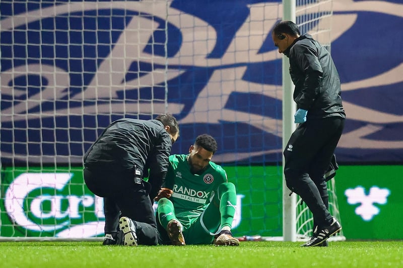 Could do absolutely nothing about Chair's opener for the hosts and caused United something of an injury scare when he went down for treatment in the first half, but recovered. Later booked for handling outside his area, despite his protstations