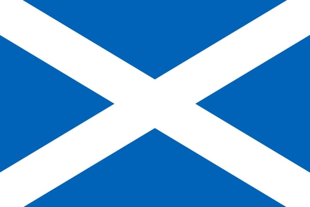 While the Scottish Saltire is flown from government buildings in Scotland every day, on 28 April - International Workers Memorial Day - it is hoisted right up, and then lowered to half-mast for the day. The day is used to commemorate the deaths of workers around the world who were killed by their jobs.
