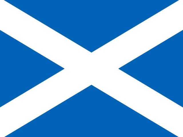 While the Scottish Saltire is flown from government buildings in Scotland every day, on 28 April - International Workers Memorial Day - it is hoisted right up, and then lowered to half-mast for the day. The day is used to commemorate the deaths of workers around the world who were killed by their jobs.