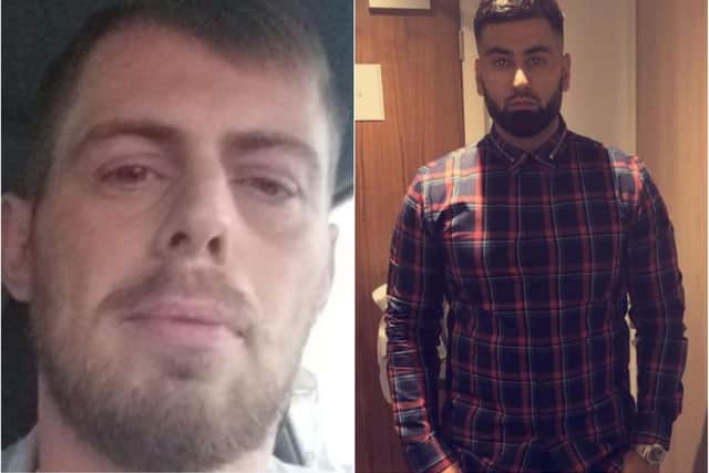 Sheffield murder victims Danny Irons and Khurm Javed, also known as Khuram