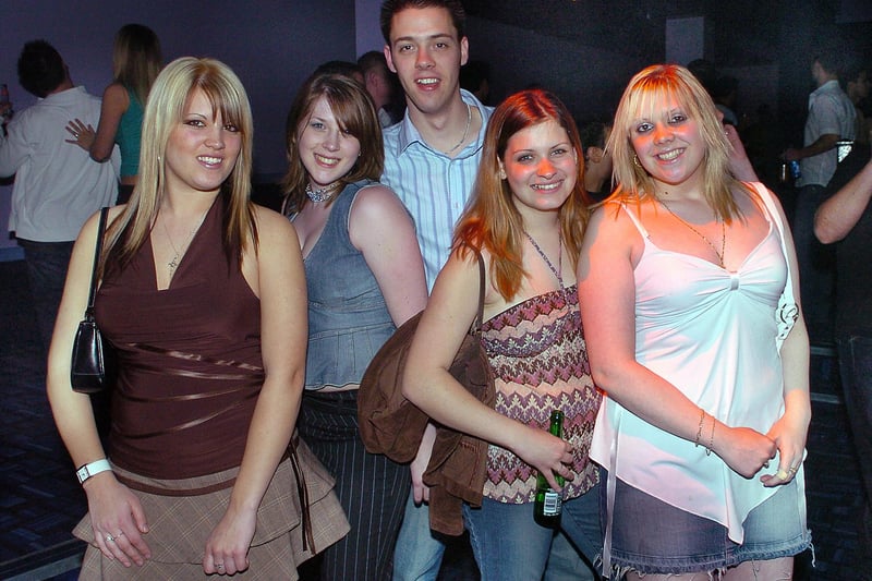 People enjoying a night at Time & Envy nightclub at South Parade, Southsea in 2005.
