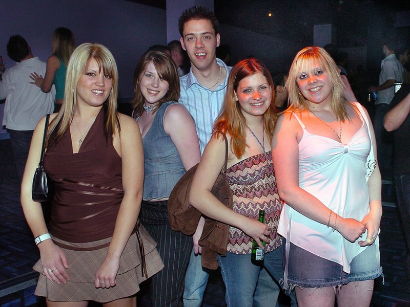 People enjoying a night at Time & Envy nightclub at South Parade, Southsea in 2005.