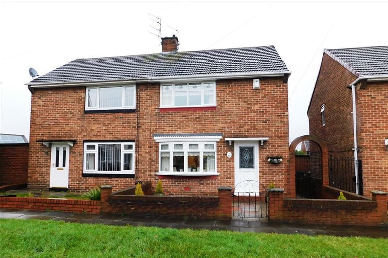 This two-bed semi-detached house is on the market for £99,950.