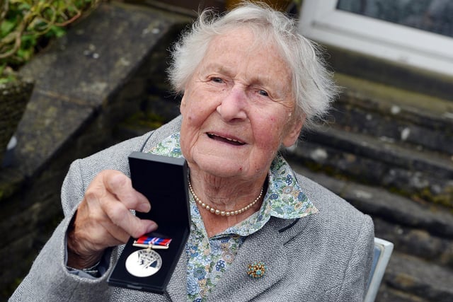 In August, 94-year-old Pamela Norton - a former member of the WRNS from Stannington - was finally presented with a medal for her service in the Second World War. She volunteered and joined on her 18th birthday in 1944 and served with the Fleet Air Arm as a signals communications clerk.