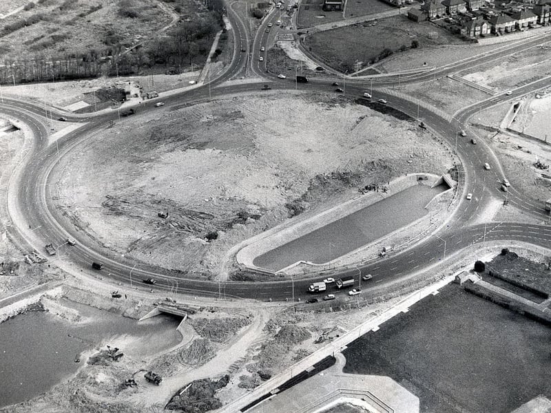 Portsbridge roundabout was in use in 1970. The News