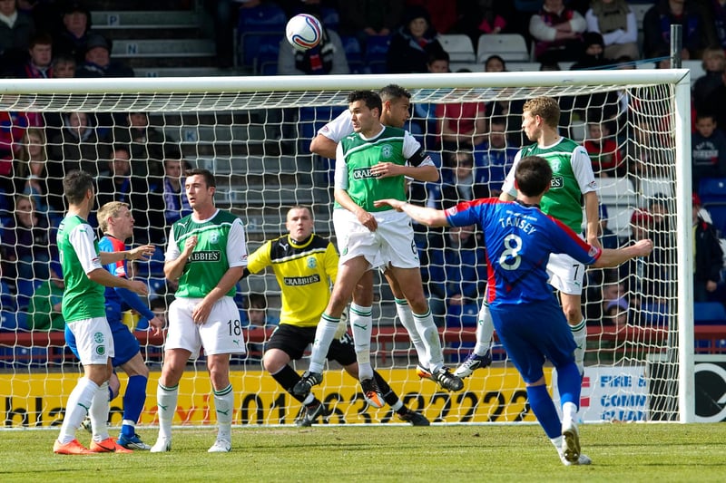 Not exactly ideal preparation for the Scottish Cup final as Hibs went down to two second-half goals from Greg Tansey and Jonny Hayes at the Caledonian Stadium.