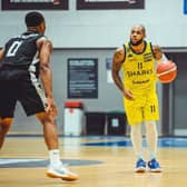 Rodney Glasgow Jr in action for the Sheffield Sharks. (Photo: Adam Bates)