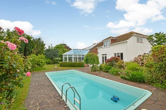 This six bedroom house in St Mary's Road, Hayling Island, is on the market for £875,000. It is listed by Fine and Country.