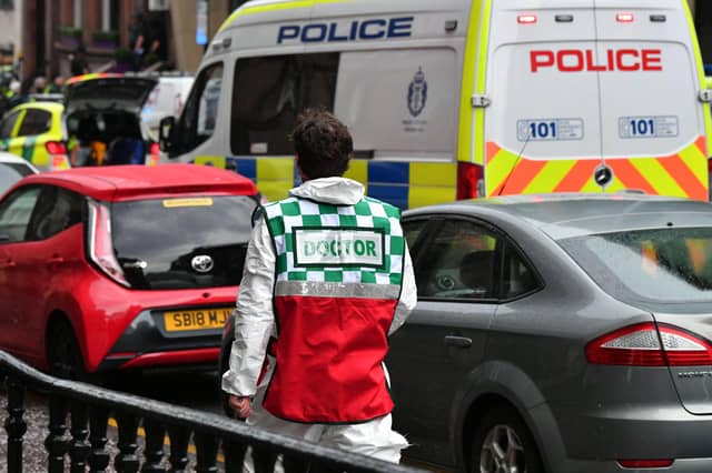 Three people have been killed and others injured in an ongoing incident in West George Street, Glasgow