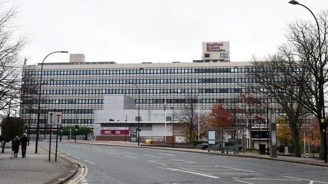 Face-to-face teaching has been suspended at Sheffield Hallam University