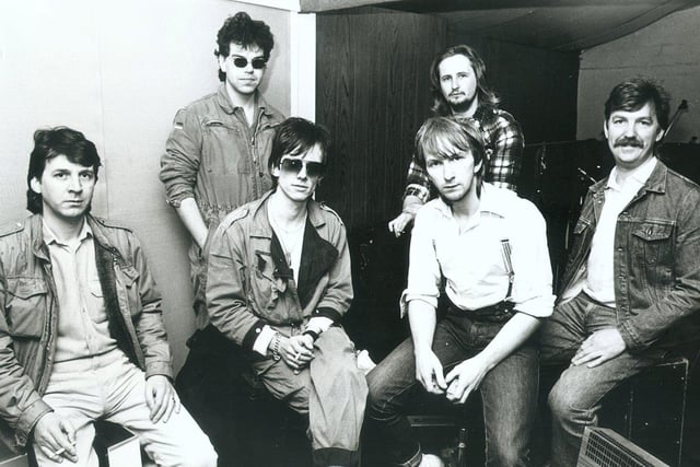 Rock band " Mr President" at the Input Studios...April 1986