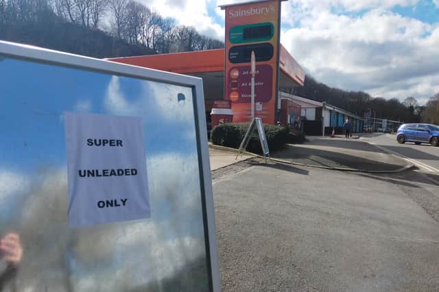 Sainsbury's on Archer Road, which was selling the cheapest petrol and diesel in Sheffield, was down to just super unleaded today.