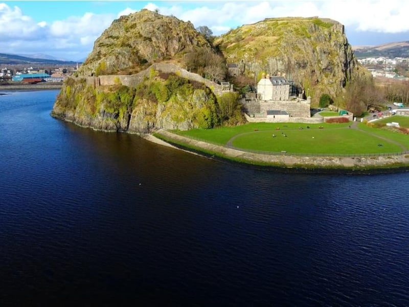 Set upon Dumbarton Rock which stands at around 204ft high, this castle was a royal refuge and sits overlooking the town of Dumbarton. Open from late August.
