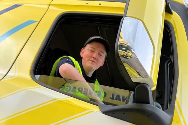 Lorry driver Kieran Walsh stopped a man from jumping from a bridge on the M1 near Sheffield, grabbing onto him when he tried to climb over the barrier. Despite his bravery, he insisted he was not a hero, saying 'I was lucky to be there when I was'.