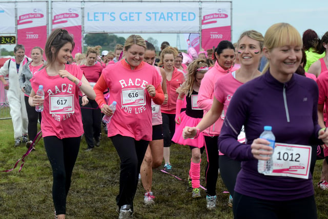 The Cancer Research UK 5K run in 2014 at Herrington Country Park. Were you there?