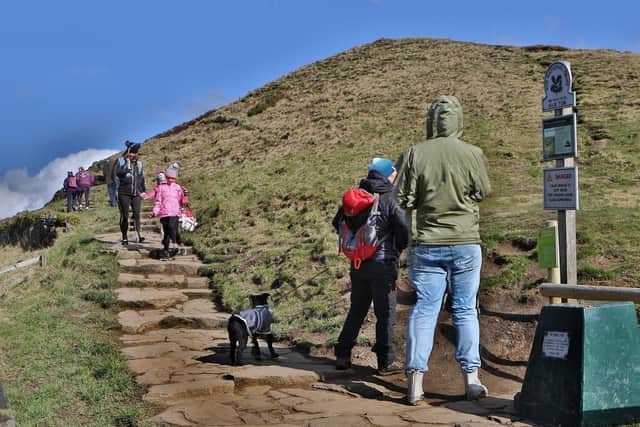 At over 500 metres, Mam Tor in the Peak District is certainly a challenge, but the amazing views over the Hope Valley are more than worth the effort.
