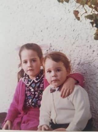 Young Melanie and Nick in Greystones.