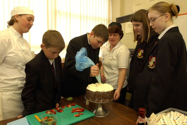 Year 9 pupils at Hebburn Coprehensive were getting hands on during a catering workshop 11 years ago. Can you spot anyone you know?