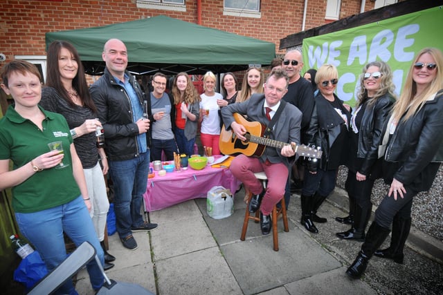 A Macmillan Night fundraiser took place in the back garden of a house in Grindon to raise funds for the cancer charity. Who remembers this from 7 years ago?