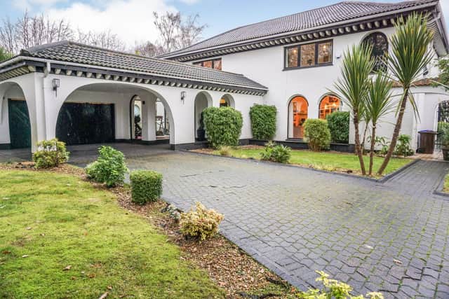 The Spanish-style villa in Dore that sold with an asking price of nearly £1.3 million. Picture: Purplebricks.