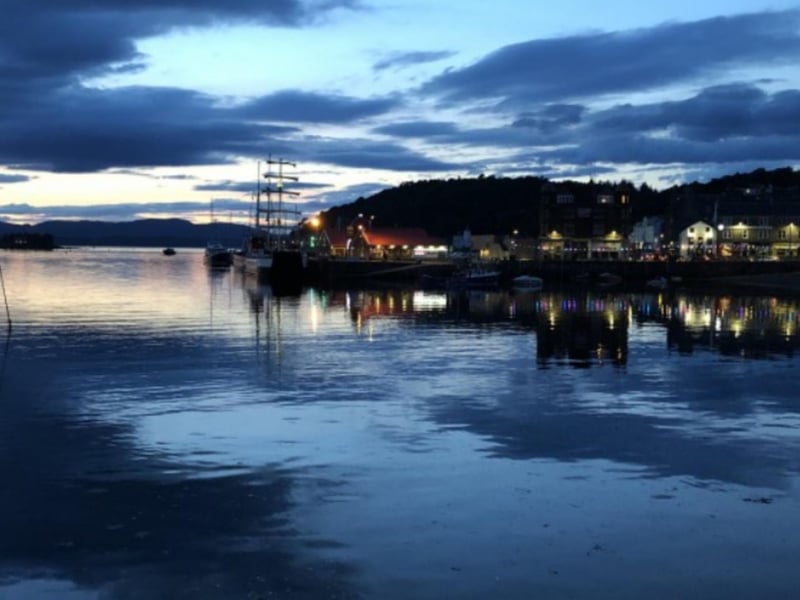 The three boats are moored in idyllic Dunstaffnage Marina, just three miles from Oban, the gateway to the Western Isles.