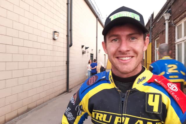 Sheffield Tigers Josh Pickering said conditions were difficult after the rain had arrived in the clash with Peterborough. He scored seven paid eight from three rides.