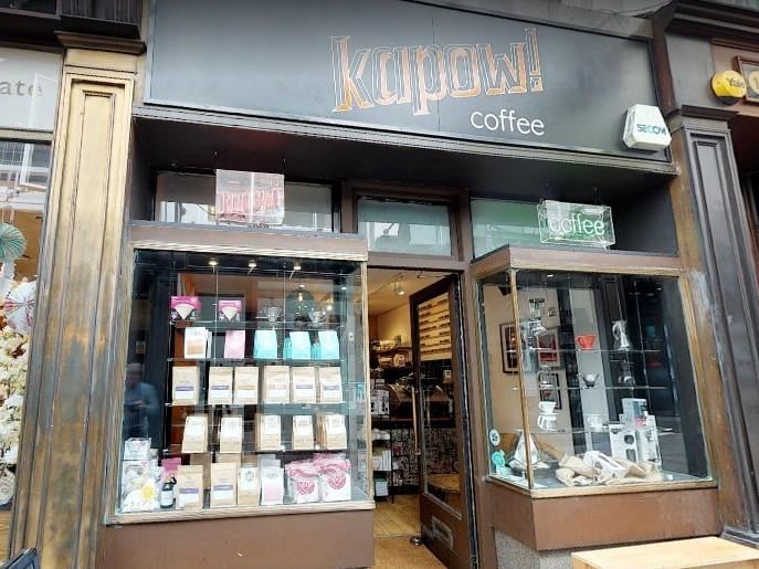 Kapow Coffee in Thornton's Arcade was inspected on July 1, 2026. Its sister venue on The Calls was inspected the same day.