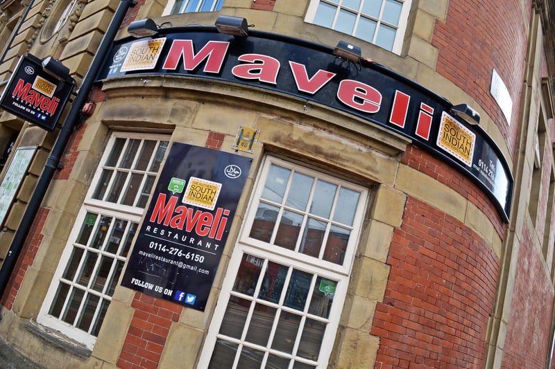 Maveli, on Glossop Road, in Broomhall, is rated an average score of 4.4 out of 5, with 737 Google reviews. One customer said: "Super delicious Halal Indian food. Menu is not typical with the regular traditional Indian dishes. Staff are super friendly."