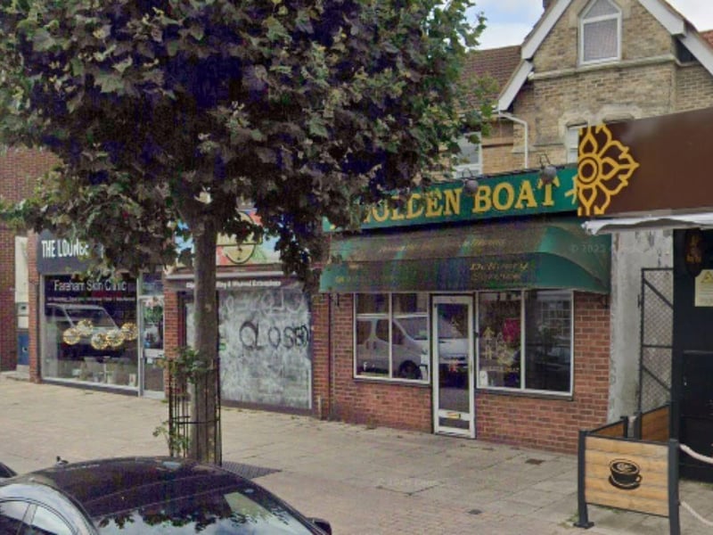 New Golden Boat, a restaurant, cafe or canteen at 185 West Street, Fareham was given the score of one after assessment on December 8, the Food Standards Agency's website shows. It was rated as improvement necessary for its hygienic food handling and cleanliness and condition of facilities and building. Its management of food safety was rated major improvement necessary.
