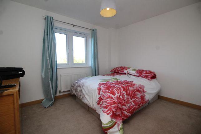 A spacious bedroom with plenty of light, and room for a kingsize bed with plenty of remaining floorspace.