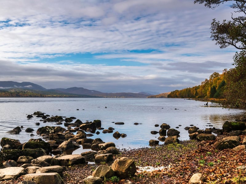 The path around Loch Rannoch, in Highland Perthshire, is a a mostly-flat 23 mile cycle taking in sandy beaches perfect for picnics, and ancient Caledonian forests.