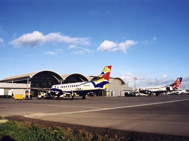 A sunny day at Sheffield City Airport, where British Airways was among the airlines operating