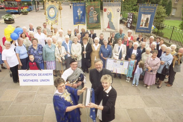 Who can tell us more about this Houghton Mother's Union photo which seems to have involved a time capsule in September 2001?