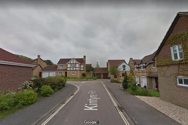 Kintyre Road in Cosham was one of the most expensive streets to purchase a home in the city in the last 12 months. Three houses were sold, with an average price of £519,166