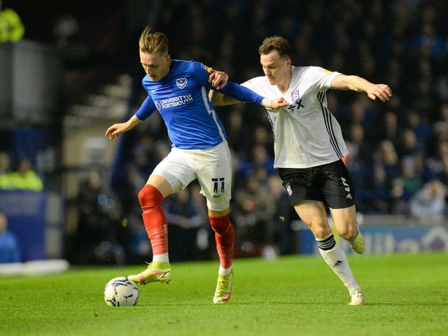 Danny Cowley spent a lot of time and energy in his efforts to bring Edmundson to Fratton Park from Rangers.
But ultimately Pompey were ‘blown out of the water’ when Ipswich accelerated their interest and landed the 24-year-old on a four-year deal for a fee believed to be in the region of £1m.
Edmundson has gone on to show why Cowley was so keen to bring in him, playing a central role in Ipswich’s upturn in fortunes which has seen two defeats in 14 in all competitions and a charge up the table.