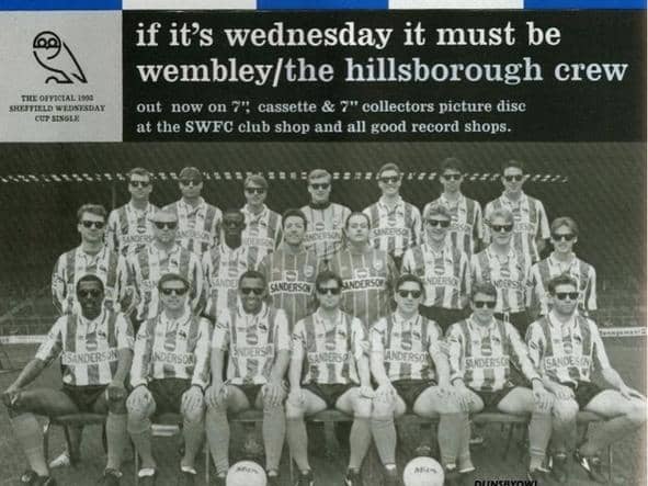 Sheffield Wednesday fan, Martyn Ware, describes this as one of his proudest moments. (Courtesy of @DunsbyOwl)