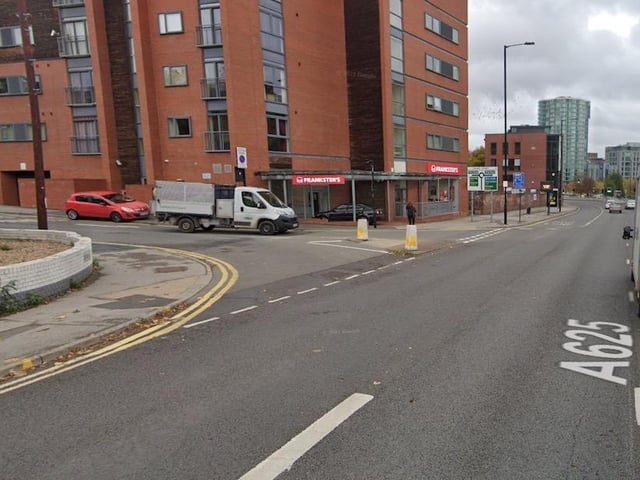 Coming down Ecclesall Road, the last turn off before the CAZ on the inner ring road is William Street, a left turn into Broomhall. From there you could go Broomhall Road, Victoria Road, Collegiate Crescent, Park Lane, Clarkehouse Road and Glossop Road to get near the university roundabout at Brook Hill.