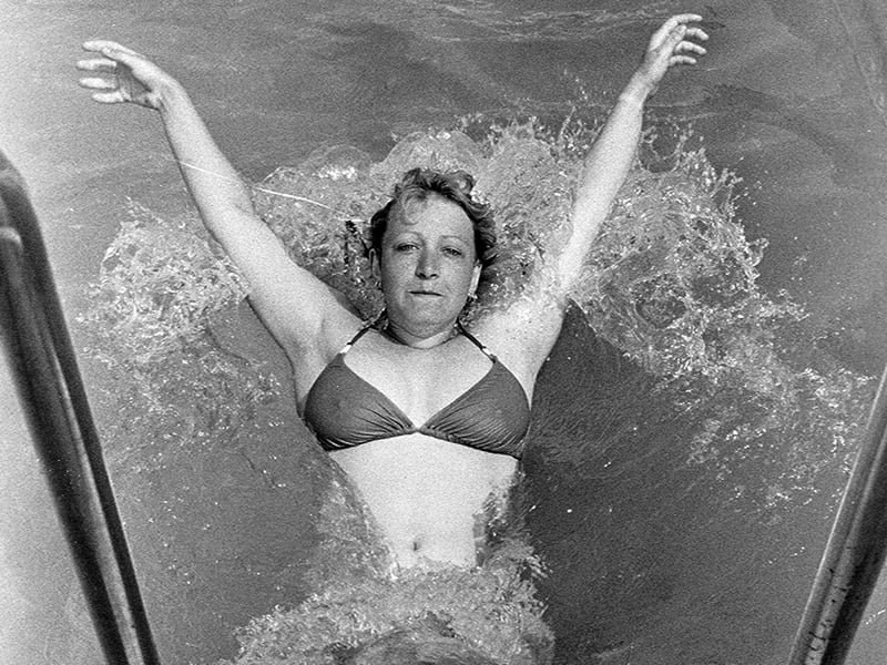 The Lido was used for leisure swims, galas and swimming lessons