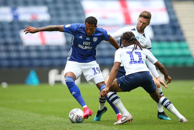 A player Warnock knows well from his time at Cardiff. The 28-year-old winger saw his contract terminated in September after making 92 appearances for the Bluebirds.