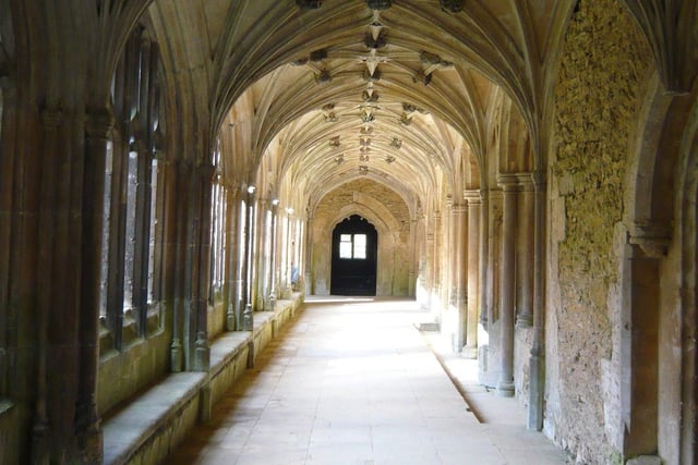 Lacock Abbey, Wiltshire
This 13th century abbey is another place where the iconic Hogwarts hallways were filmed. In the film, Harry can be spotted here in his invisibility cloak, only just avoiding being seen by Snape.