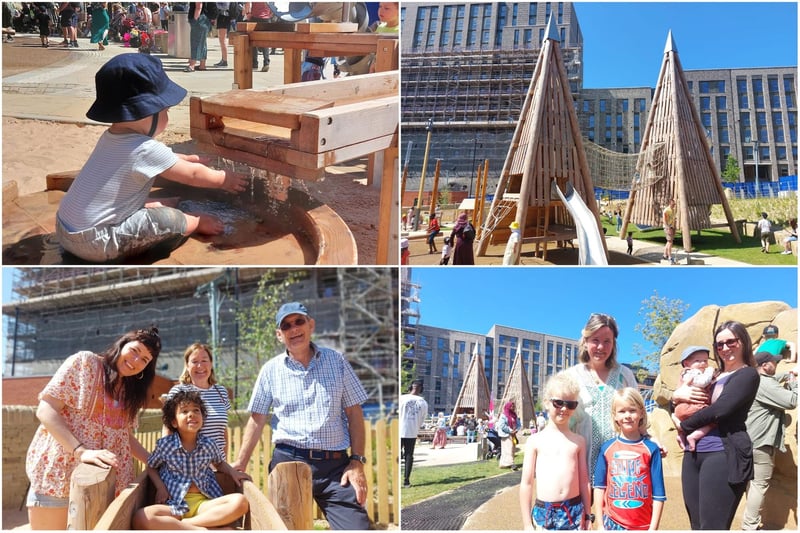 Sheffield city centre's new playground Pound's Park fully opened on May 27.
