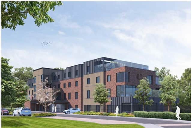 An artist impression of the new care home