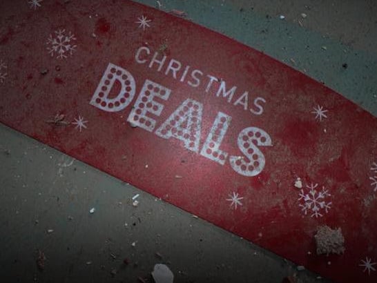 The site would once have been bustling with shoppers over Christmas.