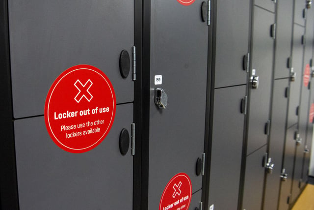 Locker space has also been limited to avoid members getting changed too close to one another.