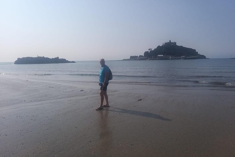 Picture time at St Michael's Mount.