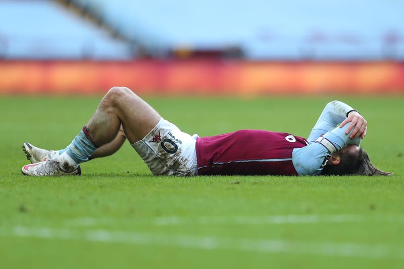 Total injury cost: £4.3m. Club total missed days with injury: 553 days.Most expensive injury: Jack Grealish (shin injury) – £1.4 million. Longest injury: Kortney Hause (foot and groin injuries) – 154 days.